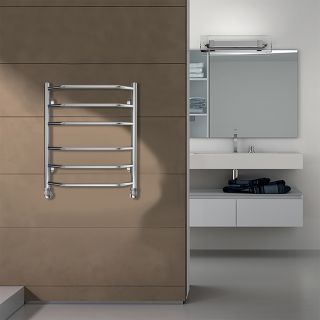 Полотенцесушитель водяной AZARIO RAVENNA AZ07156 500/600 6 секций, нижнее/диагональное подключение, 1/2, хром